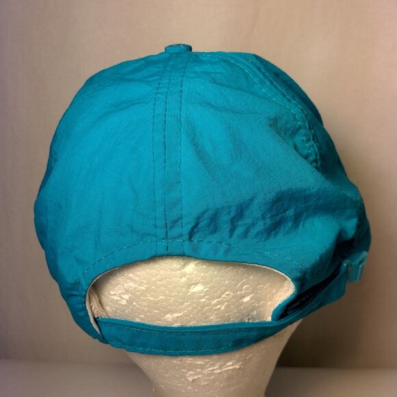 Vintage Brooklyn Freightliner Cap Hat Turquoise Blue Nylon Otto Cap Strap Back - Picture 13 of 14